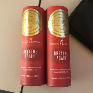 2 young living breathe again rollers